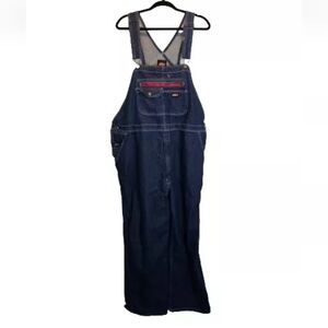 Dickies Denim Carpenter Bib Overalls Men Size XL Vintage